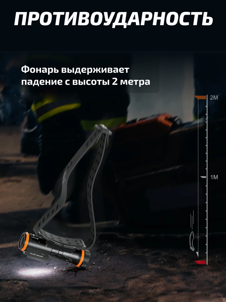 Фонарь Fenix налобный WH35RE взрывозащищенный