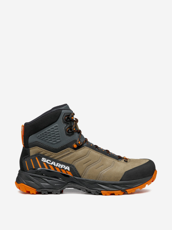 Ботинки мужские Scarpa Rush TRK GTX 63143-200/3 коричневый/оранжевый цвет — купить за 27799 руб., отзывы в интернет-магазине Спортмастер