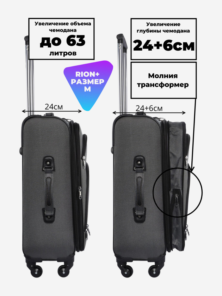 Чемодан RION+ M