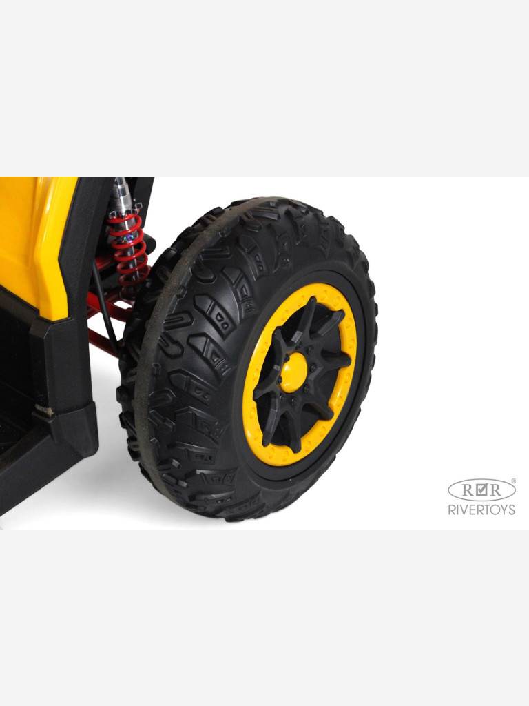 Детский электроквадроцикл RIVERTOYS Z111ZZ желтый