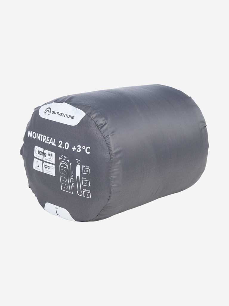 Спальный мешок Outventure Montreal +3 правосторонний