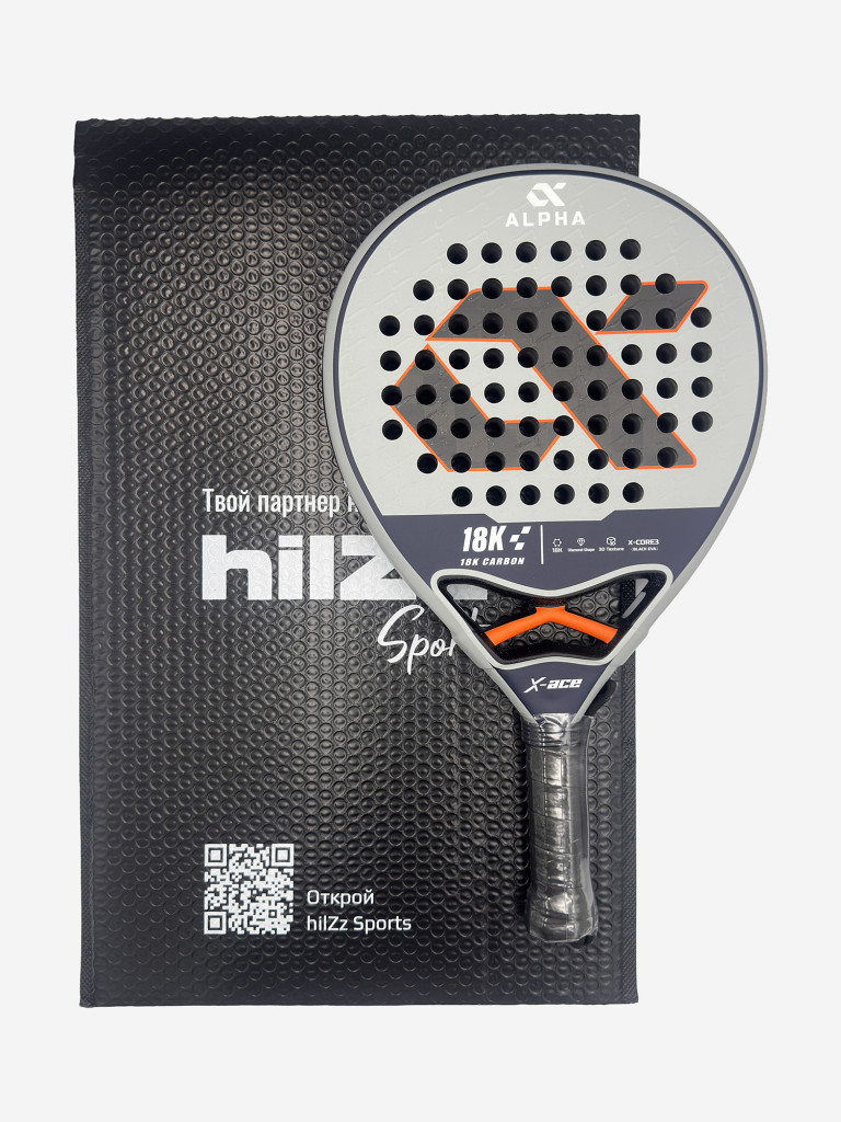 Ракетка для падел-тенниса X-ACE ALPHA, баланс нейтральный