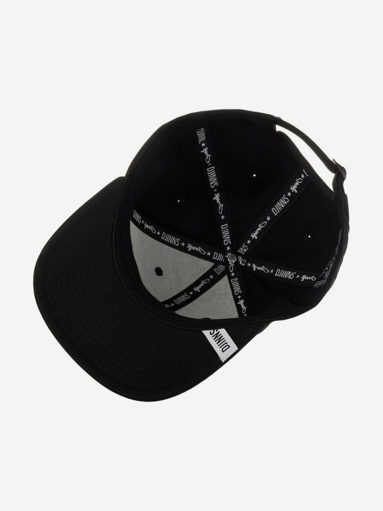 Бейсболка DJINNS 6P TrueFit 2.0 Cap Brushed Twill (черный)