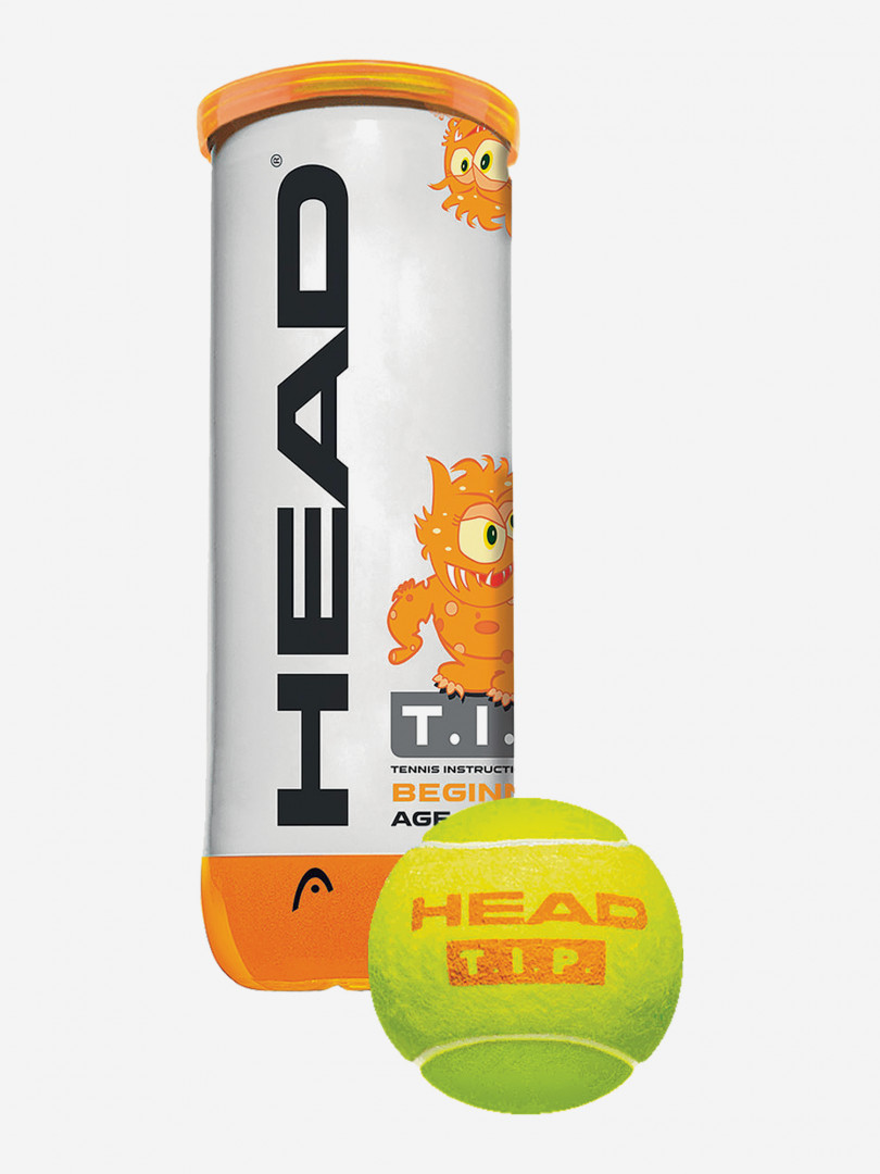 Мяч для большого тенниса Head 3B Head Tip, Желтый