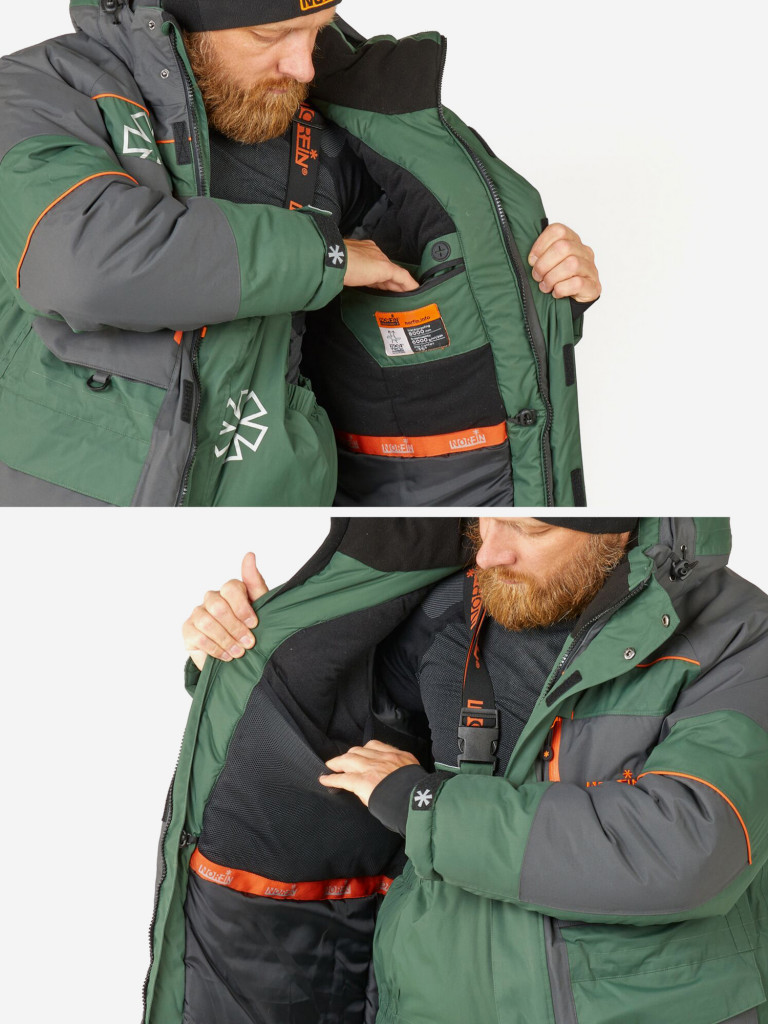 Костюм зимний Norfin DISCOVERY 3 (куртка+полукомбинезон) для рыбалки и охоты