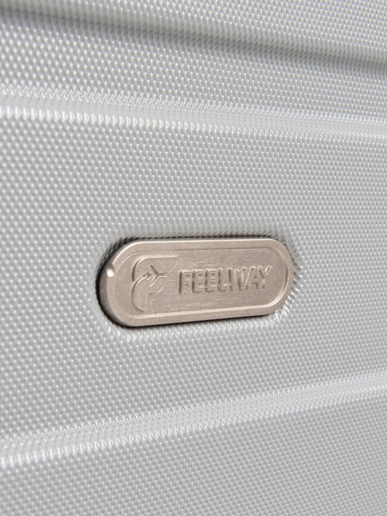 Чемодан ручная кладь S серый Feelway