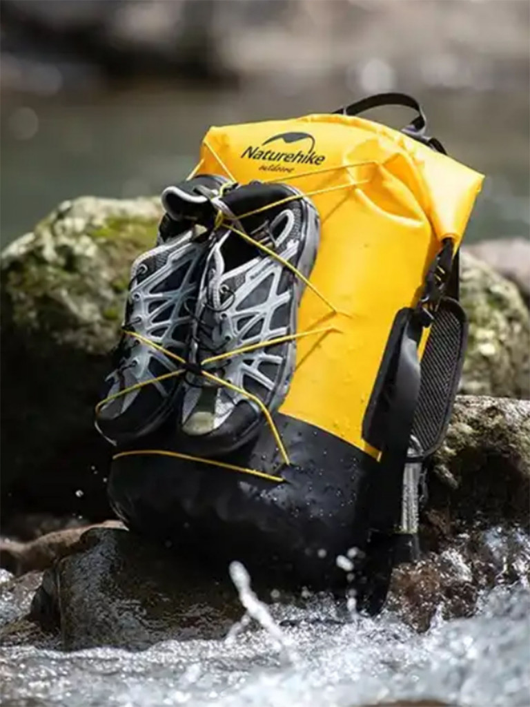 Рюкзак туристический Naturehike 40 л, ПВХ, желтый