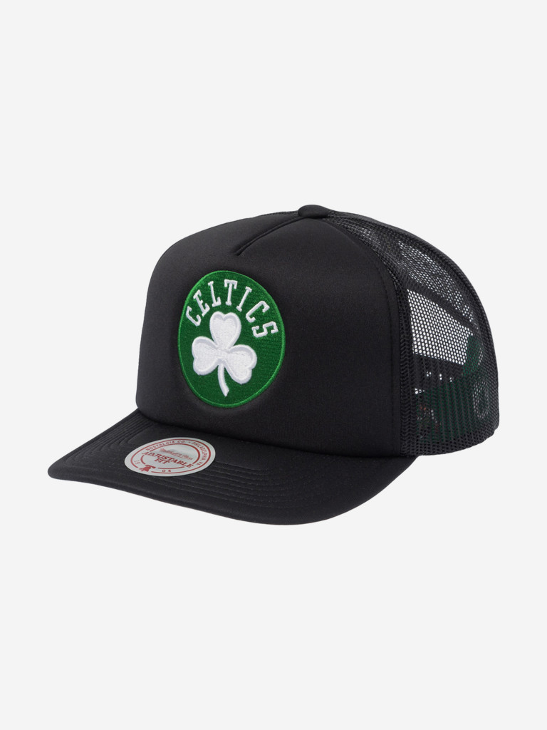 Бейсболка с сеточкой MITCHELL NESS HT11408-BCEBLCK Boston Celtics NBA (черный)