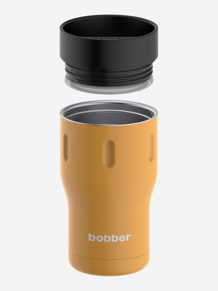 Термокружка вакуумная BOBBER Tumbler 350 мл, крышка 360, тепло до 6 часов, оранжевый