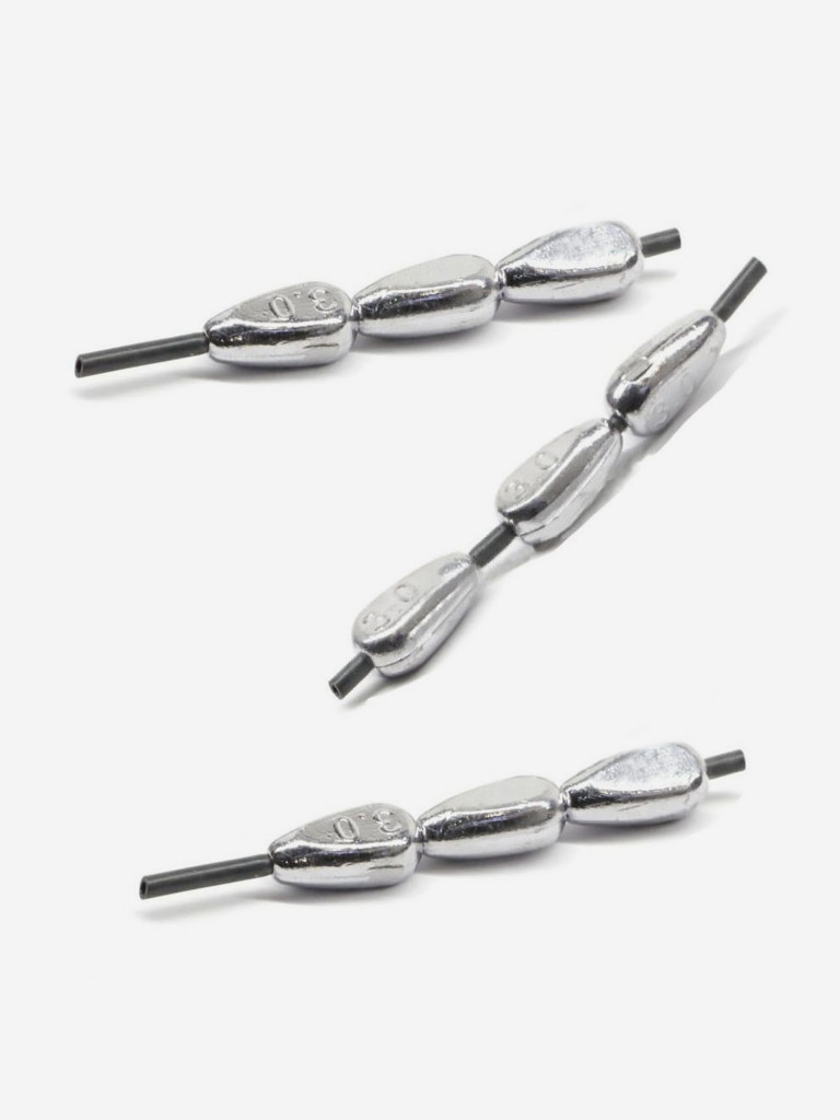 Рыболовные грузила косичка Tail Droplet 5,0-7,0г, набор 2шт