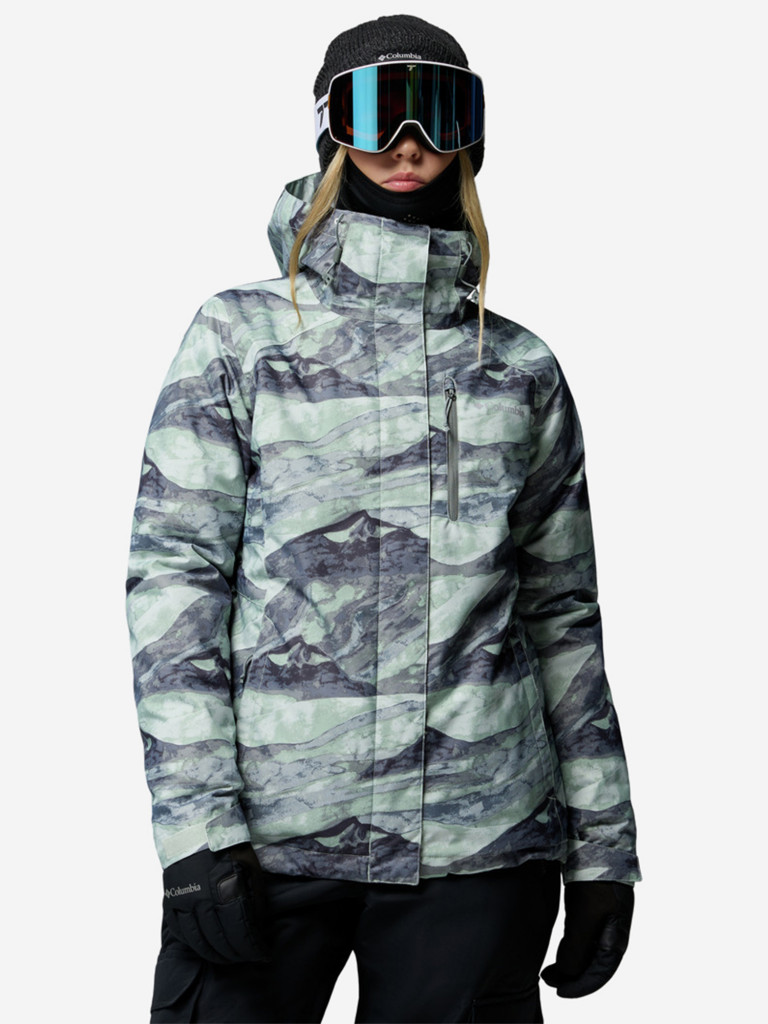 Куртка горнолыжная 3 в 1 женская Columbia Whirlibird V Printed Interchange Jacket