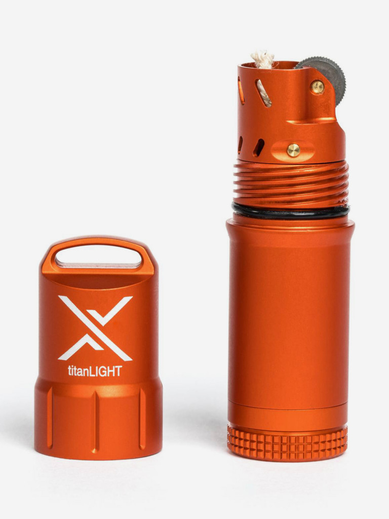 Зажигалка бензиновая Exotac titanLIGHT, Orange