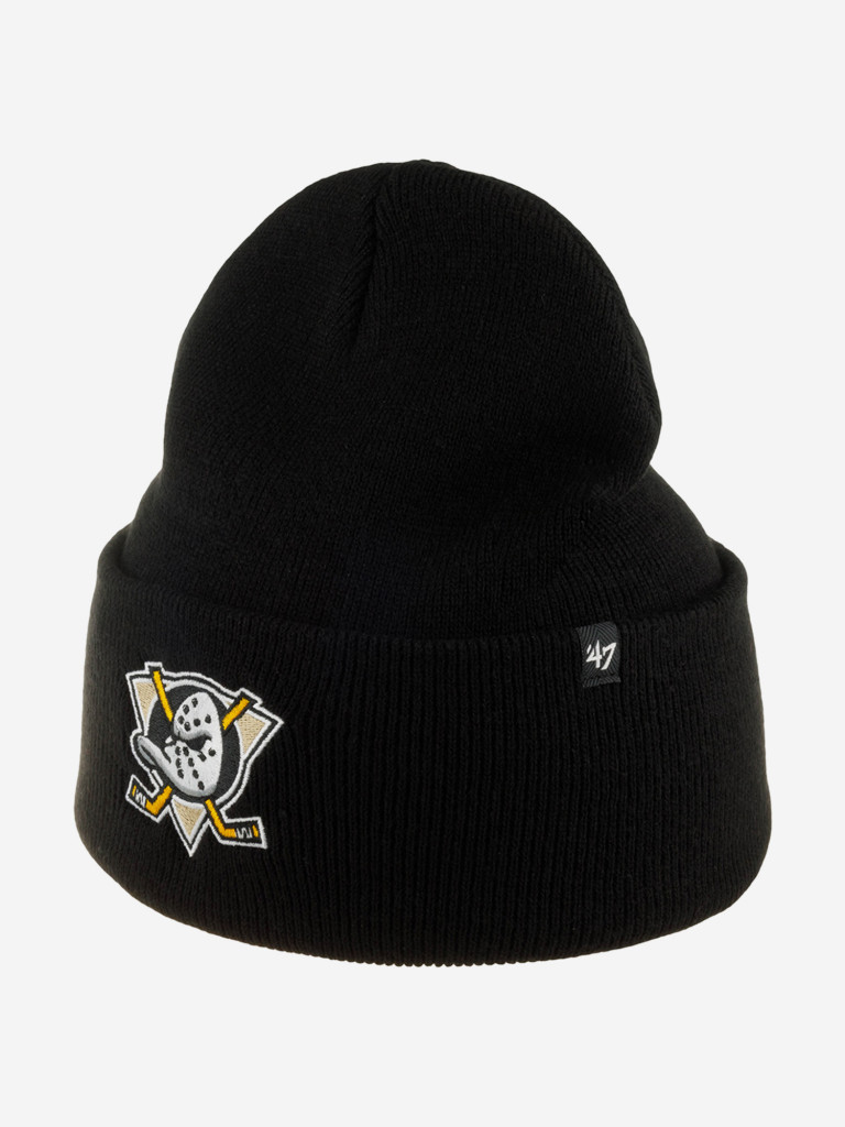 Шапка с отворотом 47 BRAND H-HYMKR25ACE-BKC Anaheim Ducks NHL (черный)