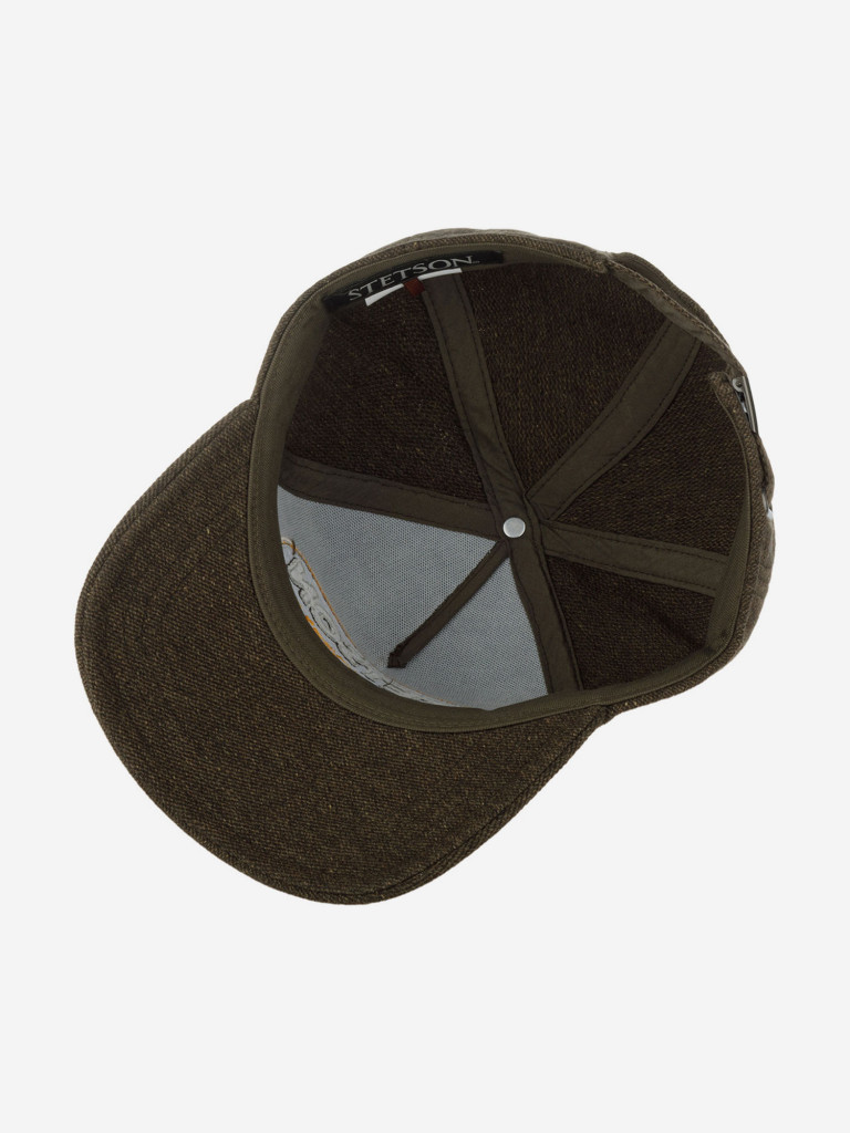 Бейсболка классическая STETSON 7760101 TRUCKER CAP WOOL/LINEN (коричневый)