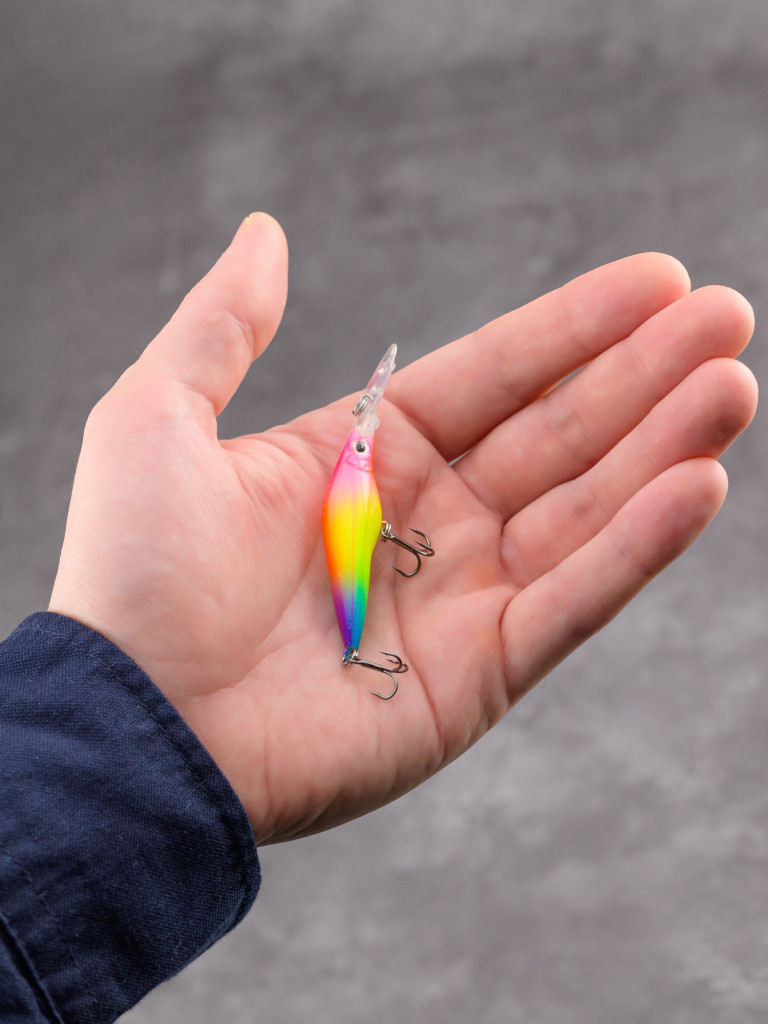 Воблер Akara Fang 50F минноу плавающий на окуня, голавля, форель 3,5гр A126