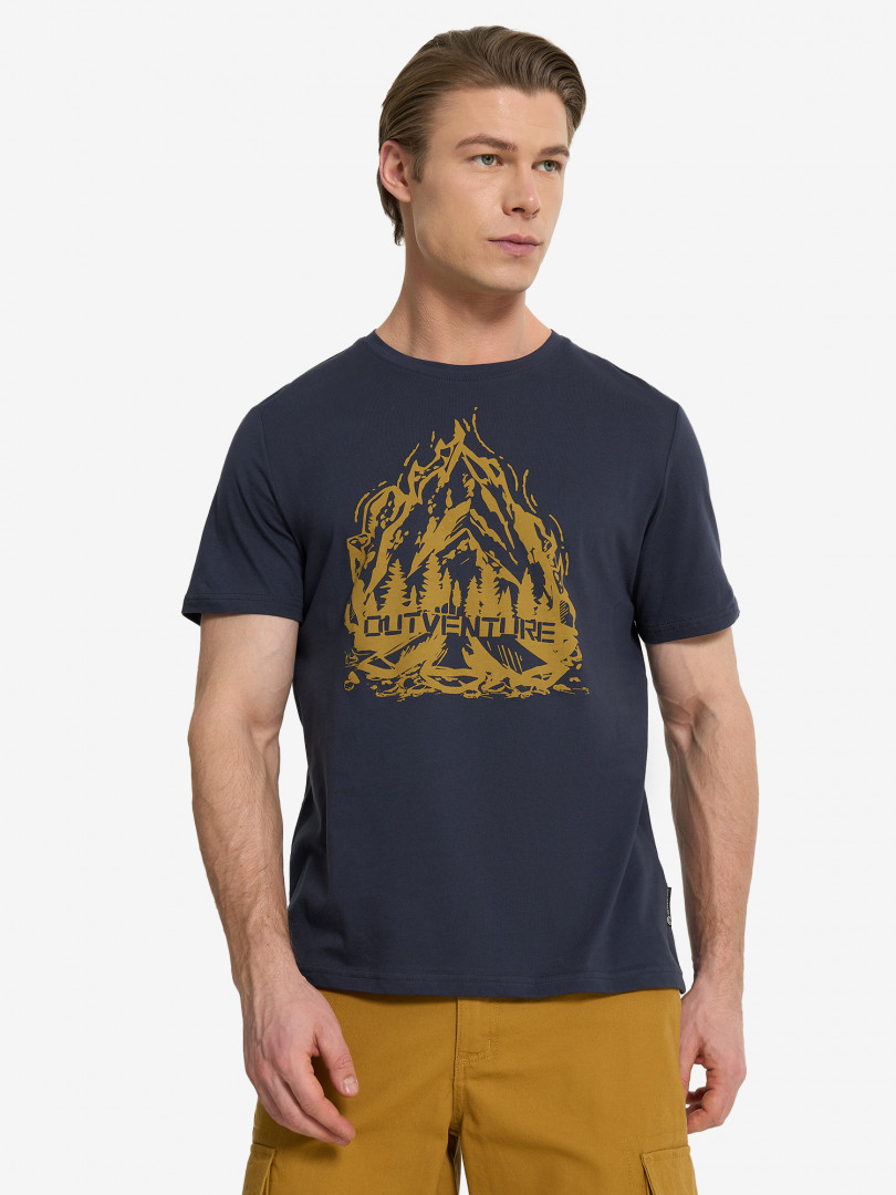 Футболка мужская Outventure Синий 599₽