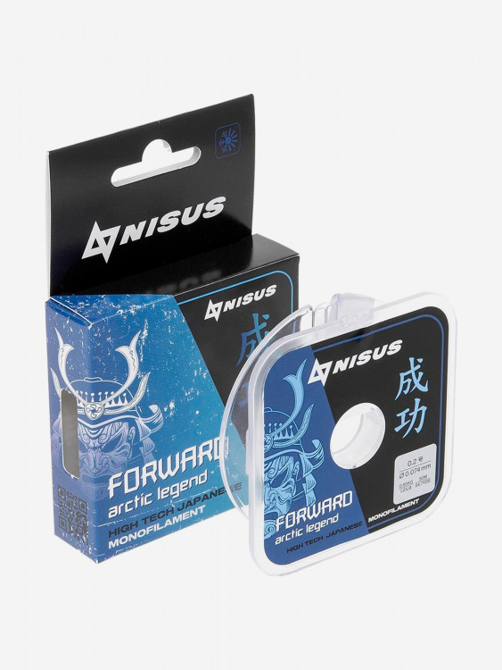 Леска для рыбалки Nisus FORWARD ARCTIC LEGEND Nylon 0,074мм, 50м, 0,55кг, прозрачный
