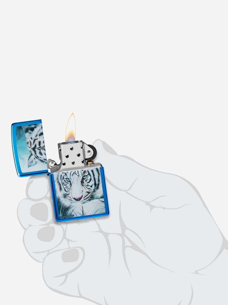 Зажигалка бензиновая ZIPPO 48951 White Tiger