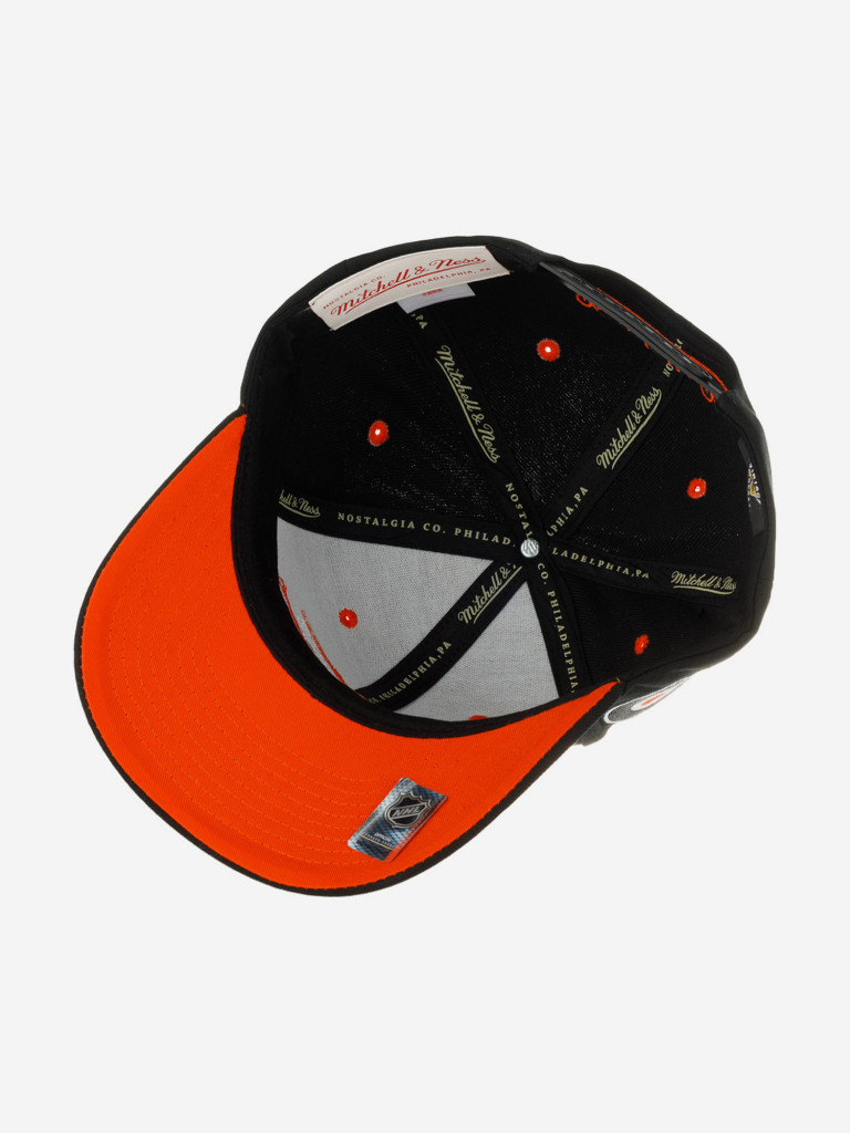 Бейсболка MITCHELL NESS HHSS5372-PFLYYPPPBLCK Philadelphia Flyers NHL (черный)
