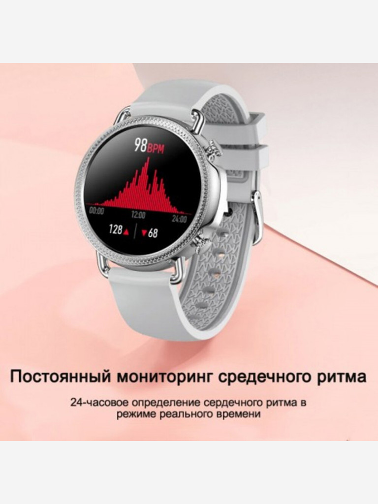 Умные часы CheckME Smart CMSV25GR с шагомером и измерением пульса