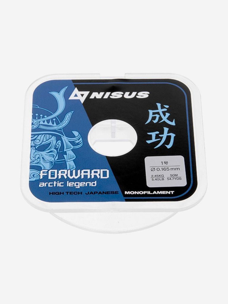 Леска для рыбалки Nisus FORWARD ARCTIC LEGEND Nylon 0,165мм, 50м, 2,45кг, прозрачный