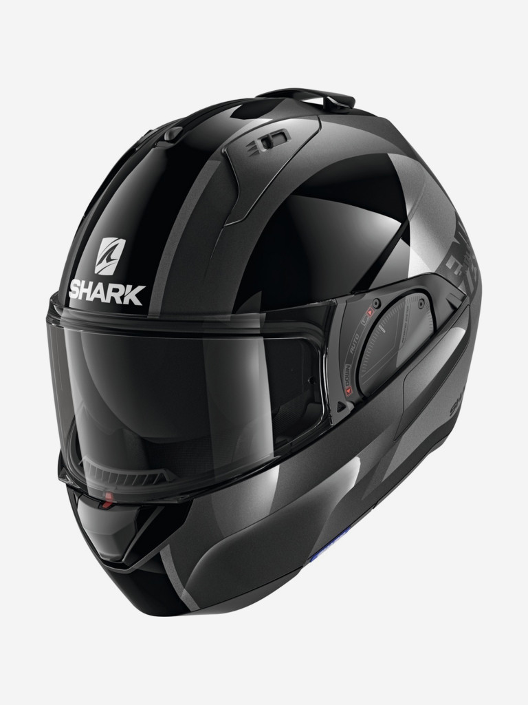 Мотошлем трансформер модуляр SHARK EVO ES ENDLESS Anthracite/Black/Anthracite