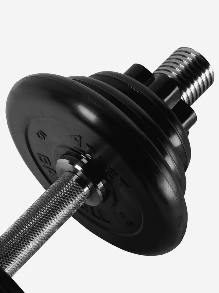 Гантели разборные BARBELL ATLET 1 по 24 кг (D 51 mm) Черный
