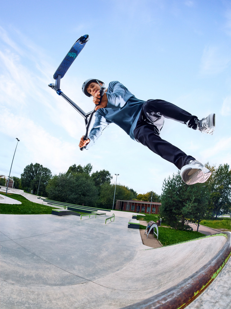 Самокат Reaction Stunt 2.0, 100 мм