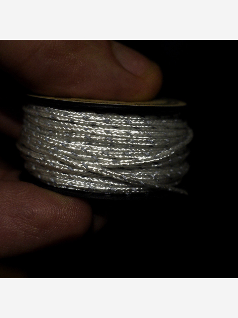 Микрокорд T-Gear x CORD nylon катушка 10м световозвращающий (White)