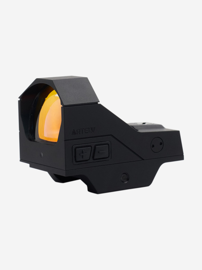 Коллиматорный прицел Artelv RDO 1x28 с подсветкой на планку Weaver, Picatinni для охоты, страйкбола, пневматики, пейнтбола
