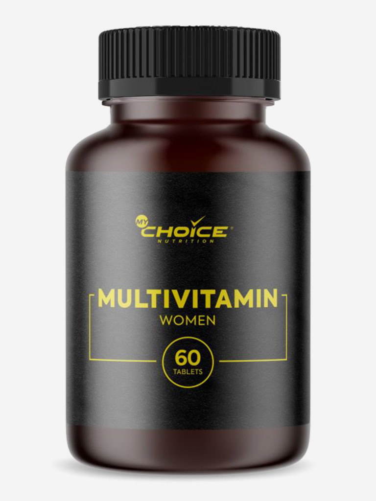 MyChoice Nutrition, БАД к пище Multivitamin Women (Мультивитамины Женские) 800 мг, 60 таблеток