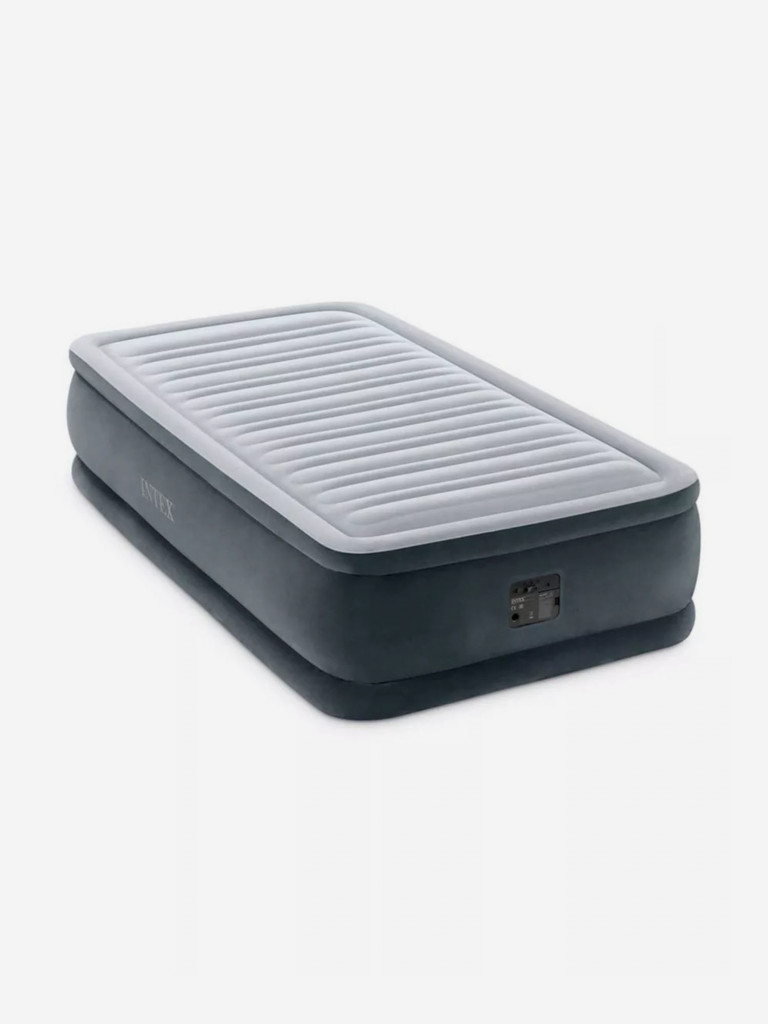 Надувная кровать 99х191х46см "Comfort-Plush" встр.нас. 220В, до 136кг