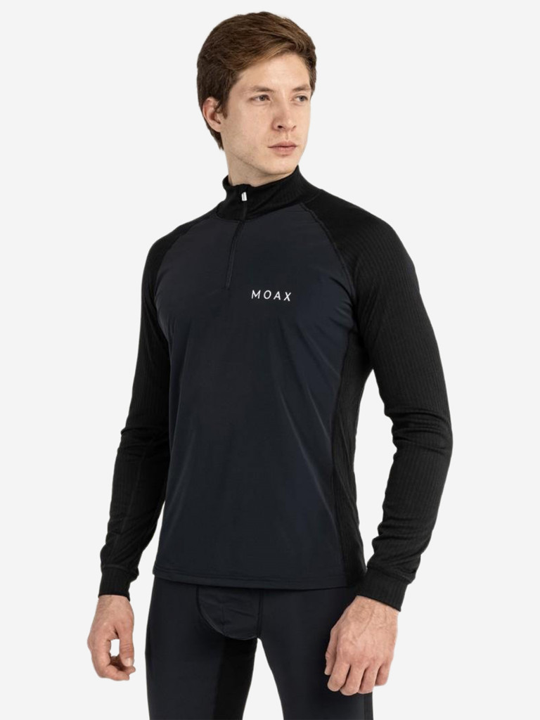 Термофутболка Moax Race Wind LS с воротником