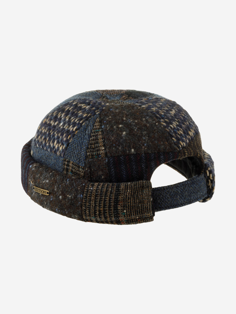 Шапка докер STETSON 8820910 DOCKER PATCHWORK (синий)