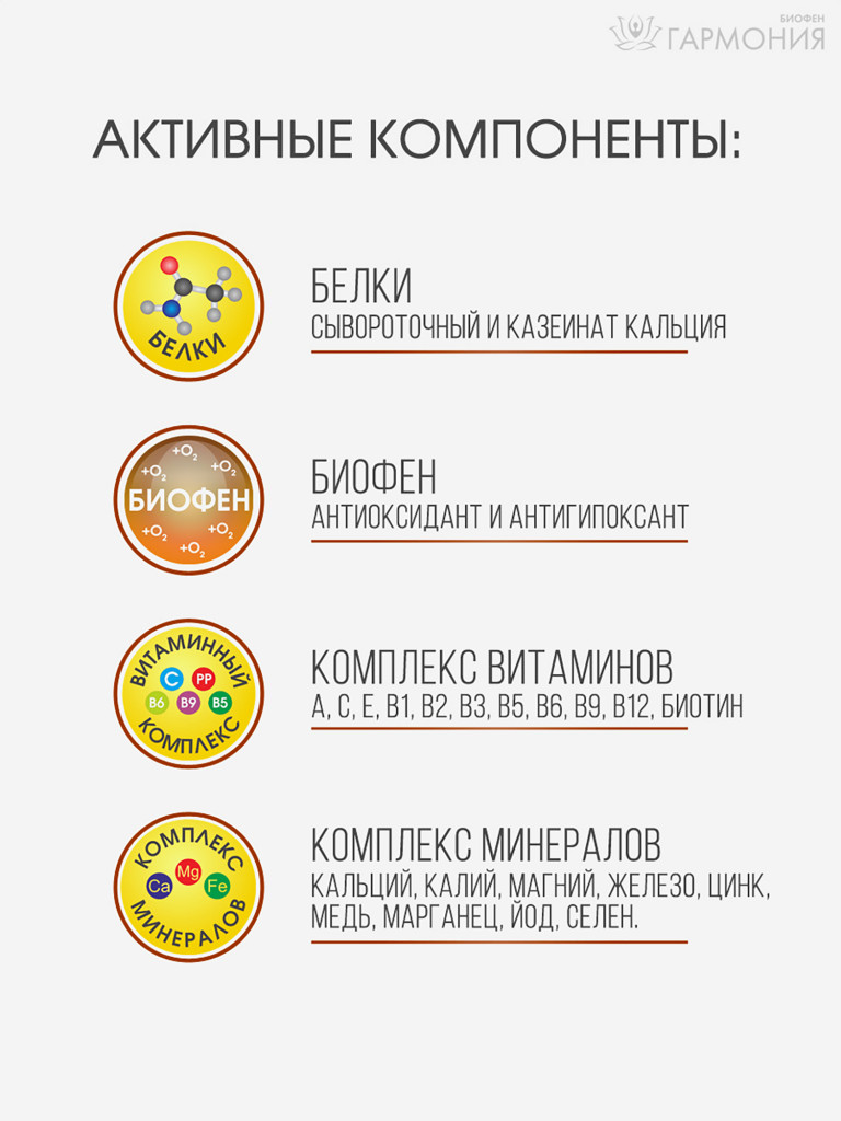Белковый коктейль с витаминами «Сила дыхания PRO» 300 г.