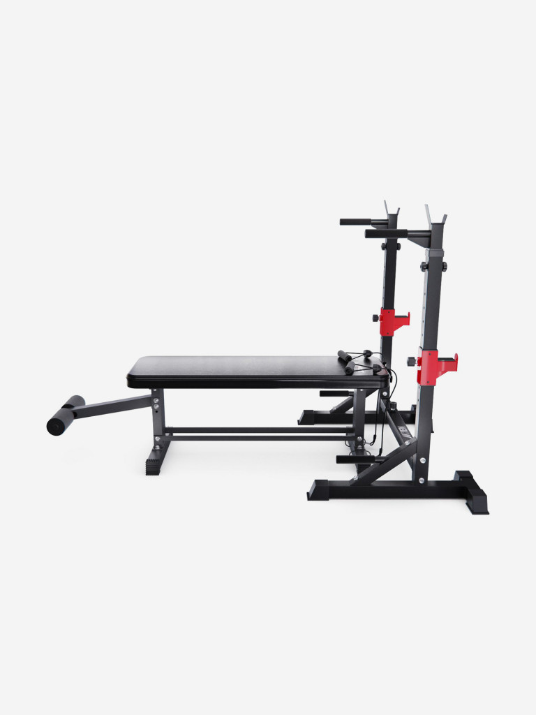 Прямая скамья со стойками под штангу DFC AKYEN