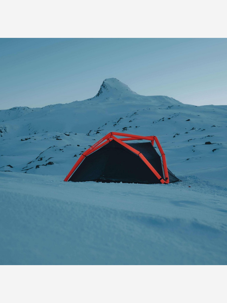 Палатка надувная для кемпинга HEIMPLANET KIRRA 4-season, Neon Red