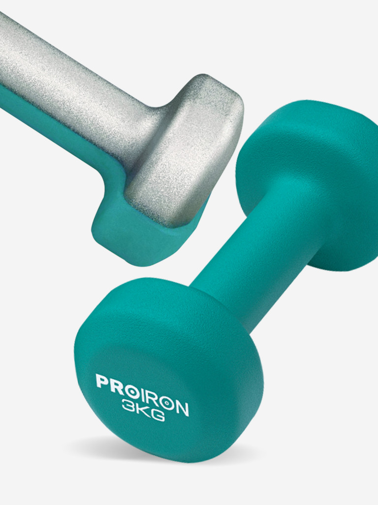 Гантели PROIRON неопреновые набор 2 шт, 3+3 кг