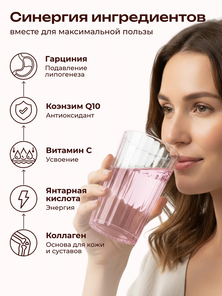 Коллаген пищевой с Янтарной кислотой COLLAGEN PREMIUM Грейпфрут, 380 мл