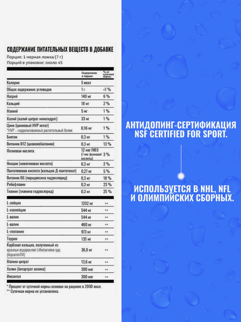 Изотоник Biosteel Hydration Mix Голубая малина, 315 г