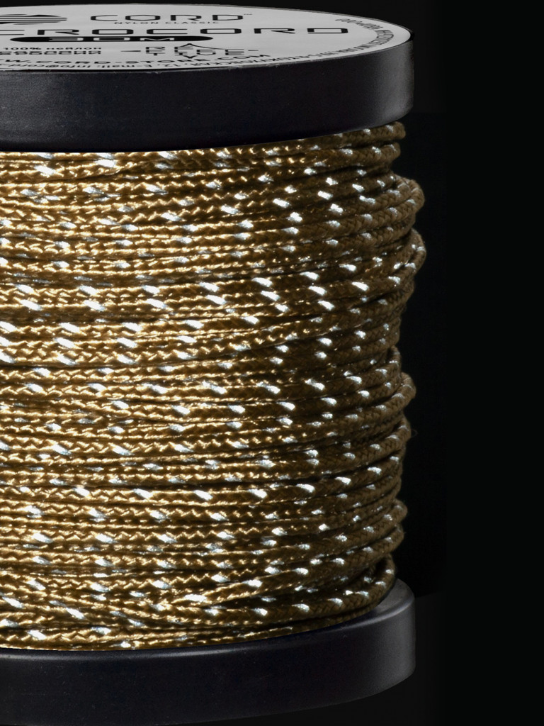 Микрокорд CORD катушка 30м светоотражающий (coyote)