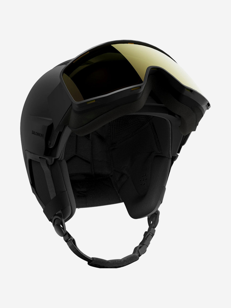Горнолыжный шлем с визором Salomon Driver Pro Sigma Photo MIPS Черный Cat. 1-3