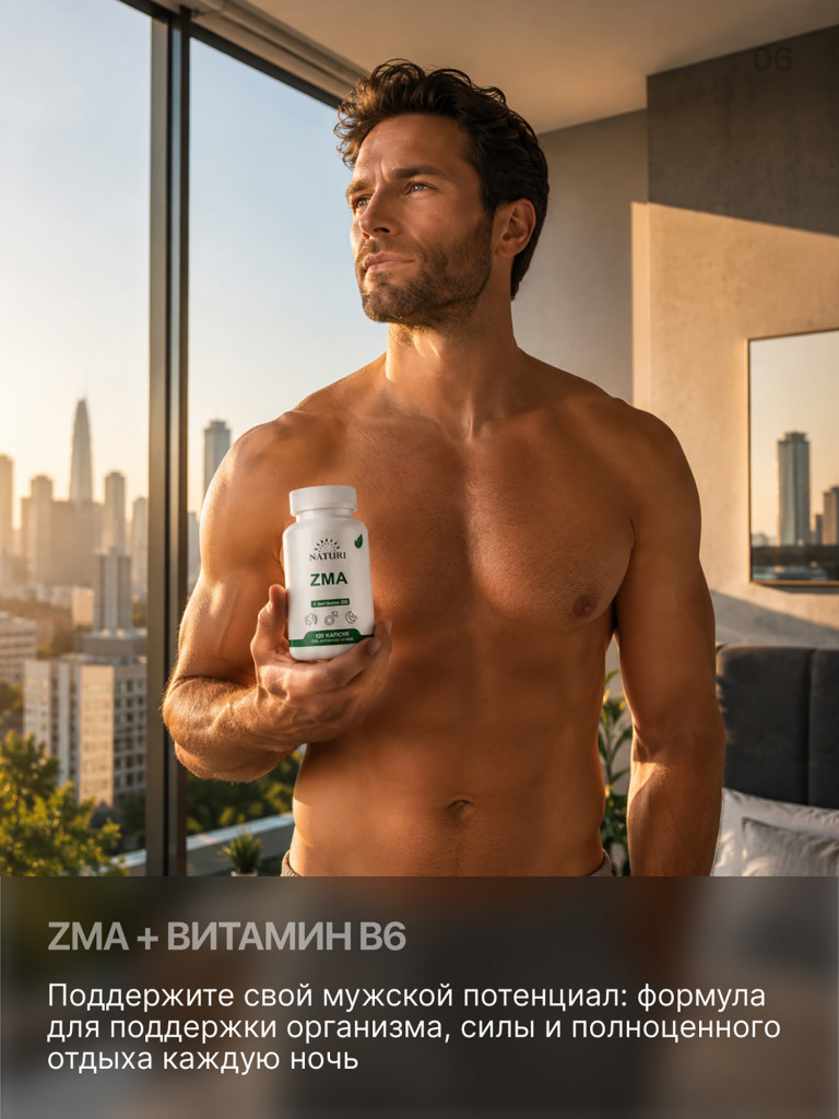 ZMA NATURI, 120 капсул