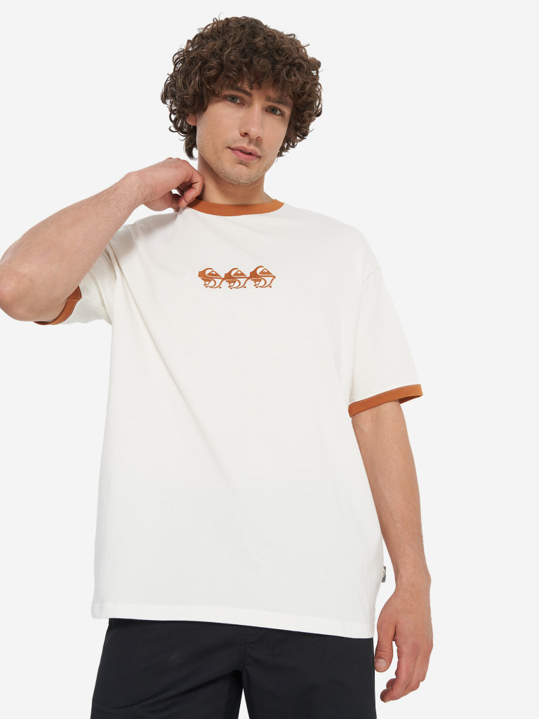 Футболка мужская оверсайз Quiksilver Ticket To The Beach Ringer