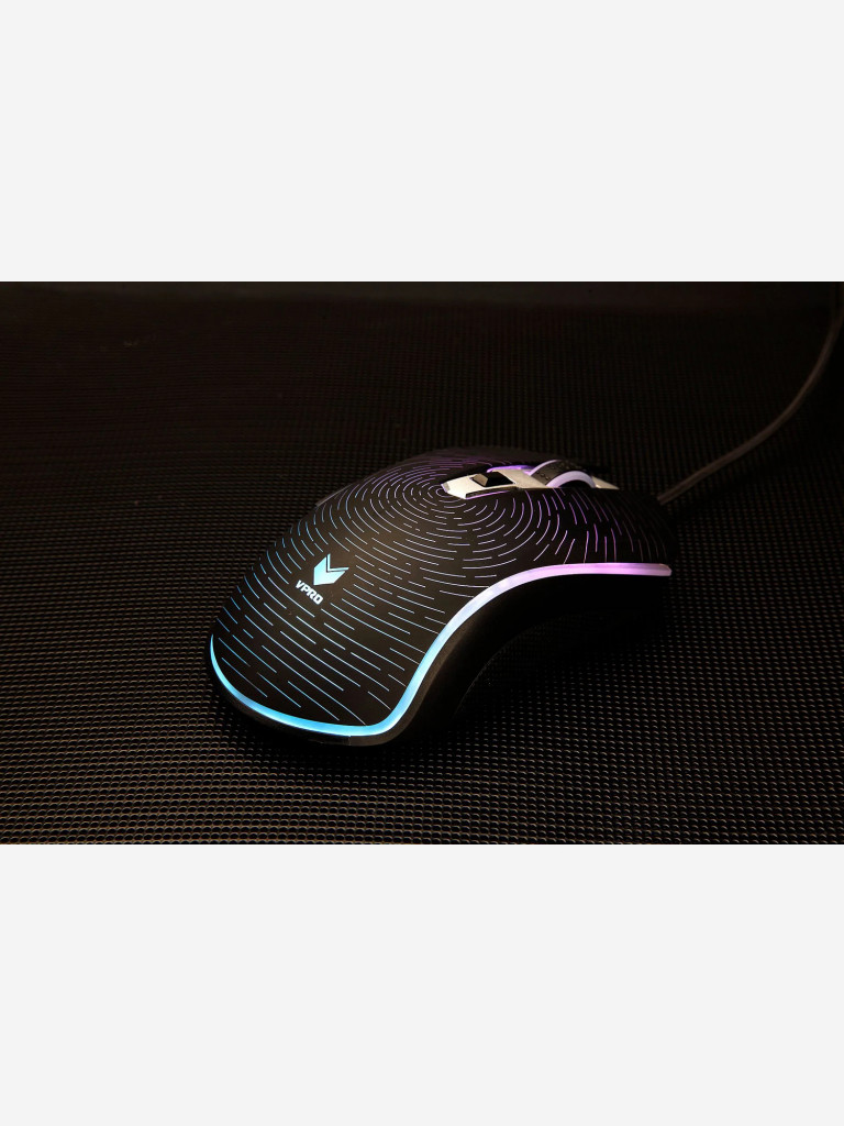 RAPOO Игровая мышь проводная V25S, цвет - черный (12277)