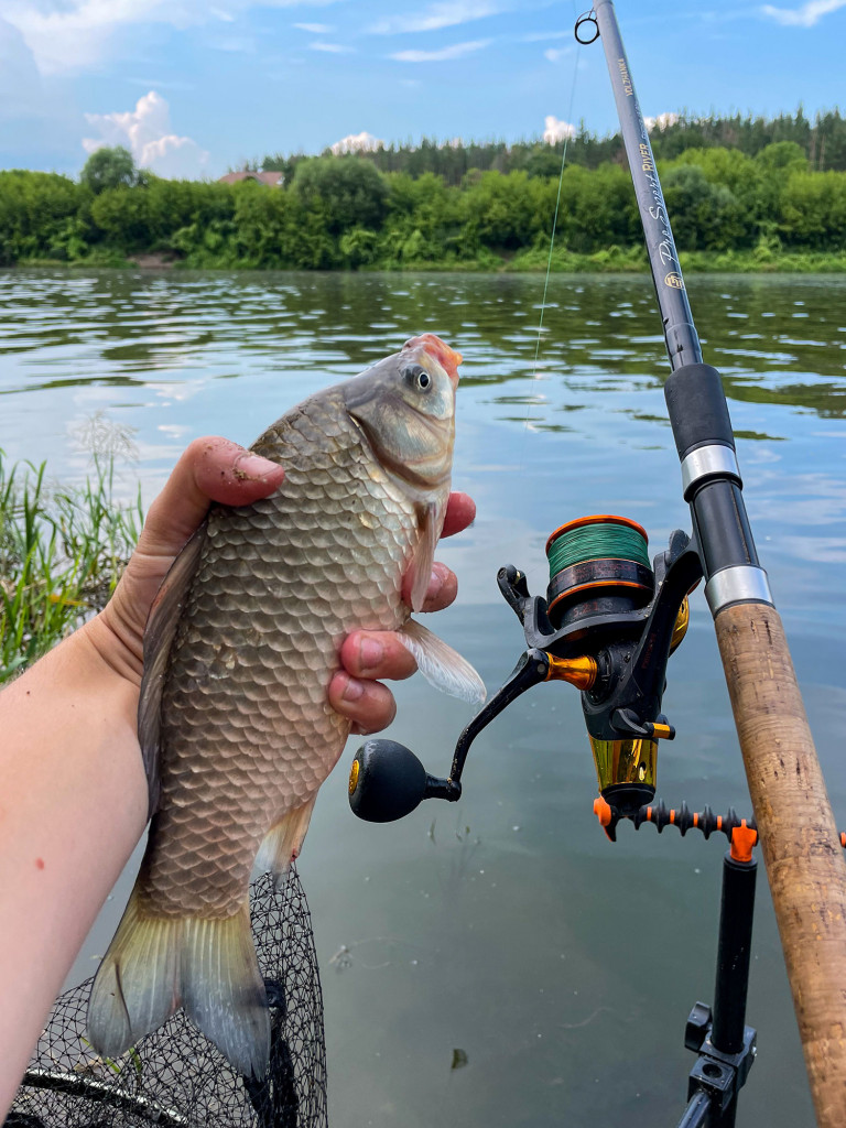 Катушка карповая с байтраннером Волжанка Карп Мастер 3000