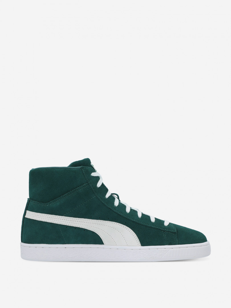 фото Кеды мужские puma suede mid xxi, зеленый