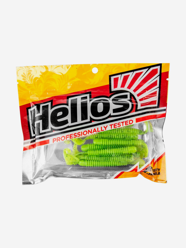 Мягкая приманка Helios Credo Long Body, 2,95'' / 7,5 см, Pepper Lime, 12 шт (HS-9-009)