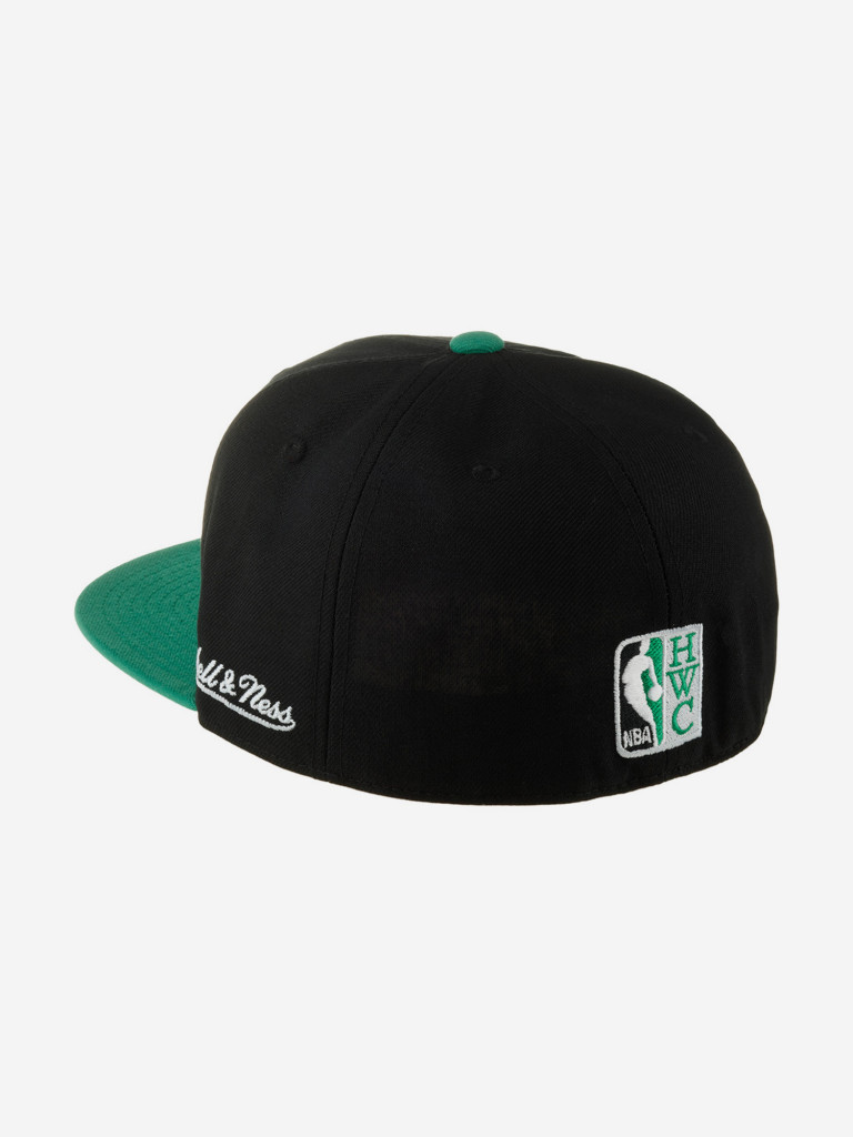 Бейсболка с прямым козырьком MITCHELL NESS 6HSFSH22051-BCEBLCK Boston Celtics NBA (черный)