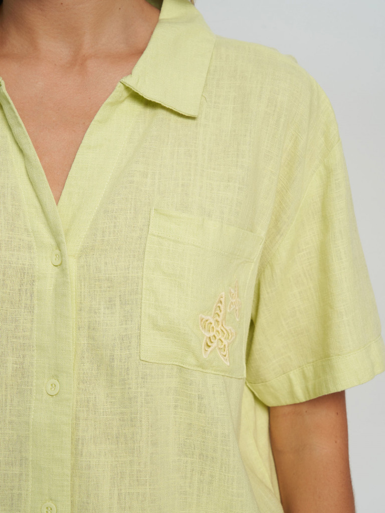 Рубашка с коротким рукавом женская оверсайз Protest